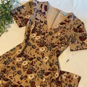 NWT Antonio Melani floral fit and flair dress